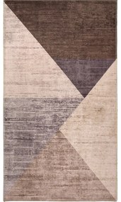 Кафяв и бежов килим, който може да се мие, 150x80 cm - Vitaus