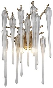 Searchlight 10425-2GO - Стенно осветително тяло HERITAGE 2xG9/33W/230V