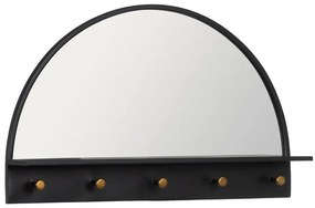 Стенно огледало със закачалка 69x43 cm – Ixia