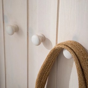 Бял комплект за коридор от масивен бор 60x120x25 cm Anita – Støraa