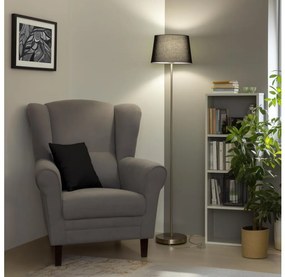 Brilagi - LED подова лампа CERIA 1xE27/40W/230V Ø 30 см черна/матов хром