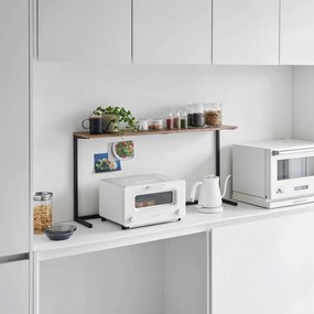 Бял/в естествен цвят дървен допълнителен рафт 28,5x8,5 cm Tower – YAMAZAKI