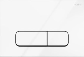 Mexen Fenix Air 02 пневматичен бутон за изплакване, бял гланц - 6A0200