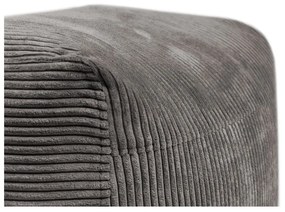 Пуф от рипсено кадифе в цвят мента Plus 70 Lounge – SLOWDOWN