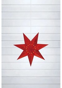 Червена висяща коледна светлинна украса Saturnus – Markslöjd