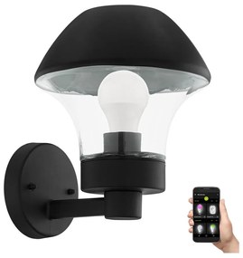 Eglo 97446 - LED Димируема Екстериорна лампа VERLUCCA-C 1xE27/9W/230V IP44 Bluetooth