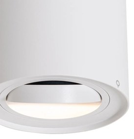 Модерен таванен прожектор бял въртящ се и наклонен AR70 - Rondoo Up