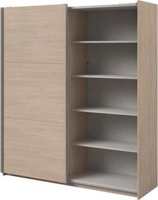 Гардероб Lynch с плъзгащи врати-Дърво - Дължина: 180 см