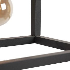 Интелигентна висяща лампа черна 4-светлина с Wifi G95 - Big Cage