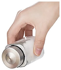 Солници комплект Luigi Ferrero Rome FR-7902R, 100 мл, 3 части, Стойка, Неръждаема стомана, Прозрачен/инокс