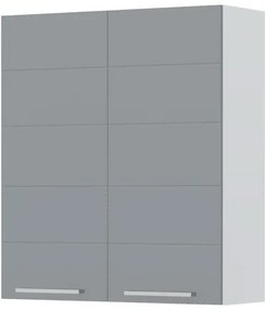 Висящ шкаф Hudson V9-80-2K-White - Gray