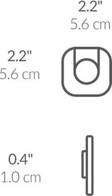 Комплект от държач и два абсорбатора за миризми за кошчето за отпадъци - simplehuman