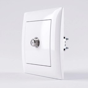 Антенна Розетка с Рамка OSTE JNH012-G WHITE