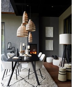 Висящо осветително тяло с абажур от морска трева в естествен цвят ø 20 cm Latika – Light &amp; Living