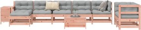 3250662 vidaXL Градински комплект диван от 10 части, дугласка ела масив