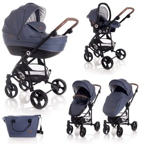Комбинирана бебешка количка CRYSTA 3в1 LORELLI - Blue