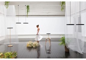 Черно LED висящо осветително тяло с метален абажур ø 31 cm Asteria Mini – UMAGE