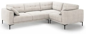 Бежов ъглов диван (десен ъгъл/L форма) Bemy – Micadoni