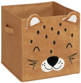 Детска кутия за съхранение atmosphera Leopard, 29x29 см