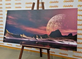 Картина на платно – Футуристична планета