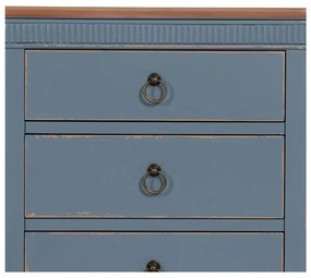 Синьо нощно шкафче Shabby – Ixia