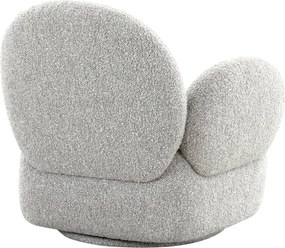 Светлосиво кресло от букле Messina – House Nordic