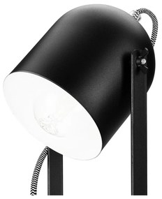 Черна настолна лампа - LAMKUR