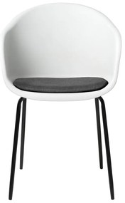 Бял трапезен стол Topley - Unique Furniture