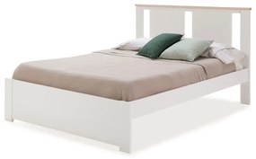 Бяло двойно легло с решетка 140x190 cm Enara - Marckeric