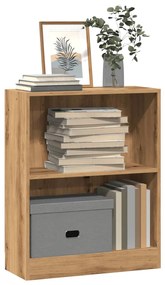 855905 vidaXL Библиотека, дъб артизан, 60x24x76 см, инженерно дърво