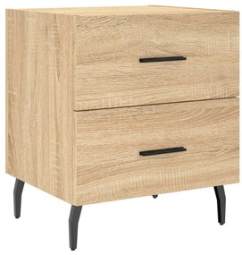 827346 vidaXL Нощно шкафче, дъб сонома, 40x35x47,5 см, инженерно дърво