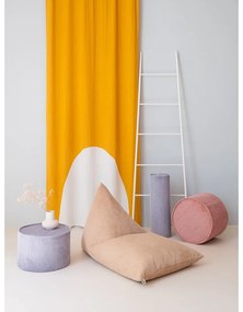 Светлокафяв детски пуф от рипсено кадифе Big Lounger – Wigiwama