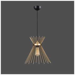 Метална висяща лампа в златист цвят Izmir - Squid Lighting