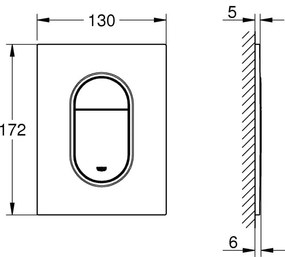 Смивка Grohe Arena Cosmopolitan S-Бронзовмат