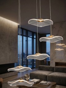 Висяща таванна лампа LED Nimfea 5-лампи