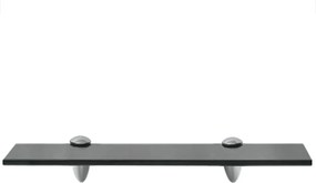 243787 vidaXL Подвижен рафт, стъкло, 40 x 20 см, 8 мм