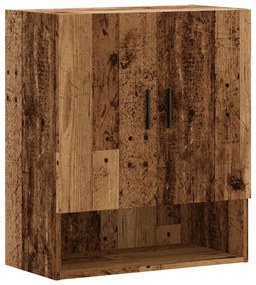 857296 vidaXL Стенни шкафове Old Wood 60x31x70 cm Инженерна дървесина