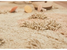 Бежово памучно детско килимче за игра 120x160 cm Mushroom Forest – Lorena Canals