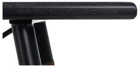 Черна метална конзолна маса 38x120 cm Oslo – Ixia