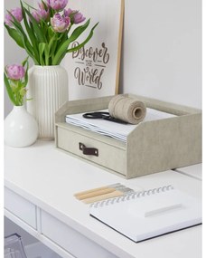 Картонен органайзер за докумнети с чекмедже Walter – Bigso Box of Sweden