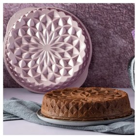 Форма за печене Dr.Oetker Mandala 2557, 26 см, Кръгла, Алуминиева отливка, Розово злато