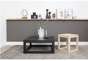 Стенен рафт за снимки от масивен дъб в естествен цвят 120 cm Studio – WOOOD