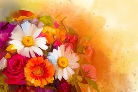 Самозалепващ тапет – Великолепен букет