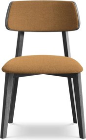 Теракотен трапезен стол от масивна дървесина Niu – Makamii