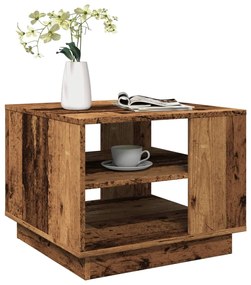 856802 vidaXL Масичка за кафе от старо дърво 55x55x42 cm Инженерна дървесина
