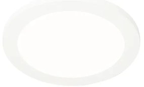 Таванна лампа бяла 22,5 см с LED 3-степенен димер IP44 - Steve