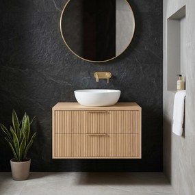 Шкаф за мивка Rea Mono 80cm Beige