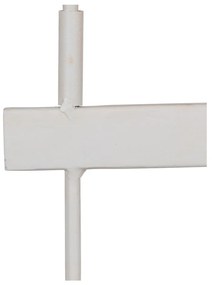 Бяла метална стенна закачалка – Ixia