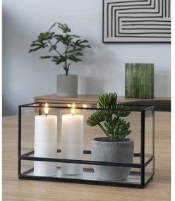 Стъклен свещник Hurricane – House Nordic