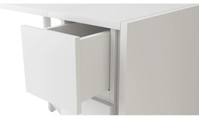 Бяла сгъваема многофункционална маса Kungla - Woodman